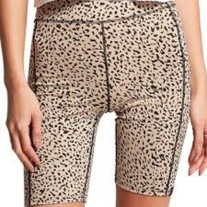 Volcom Women's Beige and Black Bike Shorts